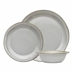 Ecology Tahoe 12 Piece Dinner Set Nougat