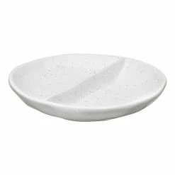 Ecology Speckle Salt & Pepper Pinch Dish Milk