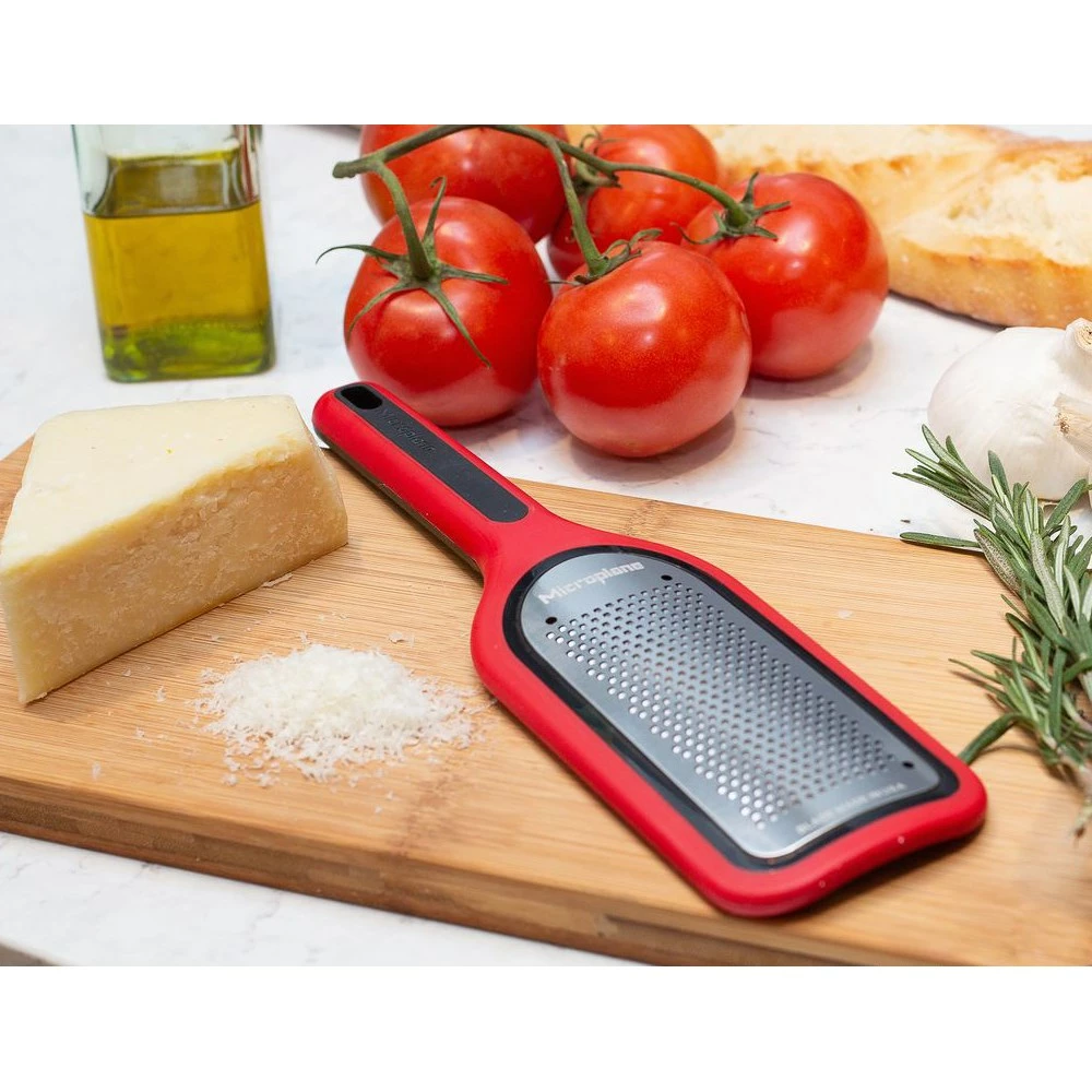 Microplane Select Series Fine Coarse Grater Red - Image 4