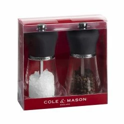 Cole & Mason Cole & Mason Napoli Salt And Pepper Mill Set Black