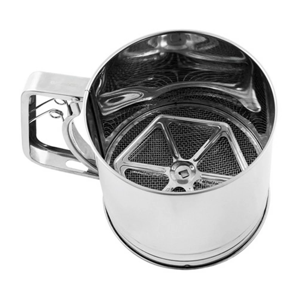 Soffritto Professional Bake Stainless Steel 3 Cup Flour Sifter - Image 2