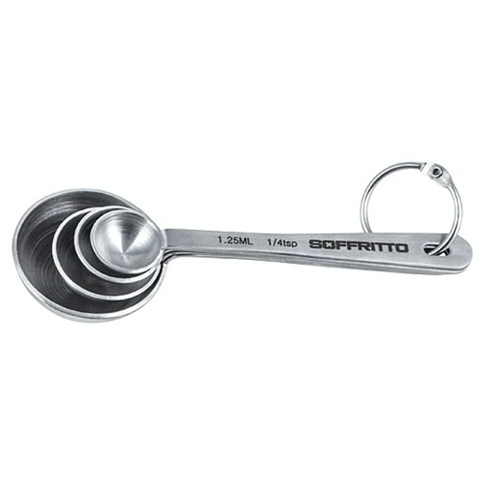 Soffritto A Series Stainless Steel Measure Spoons - Set Of 4