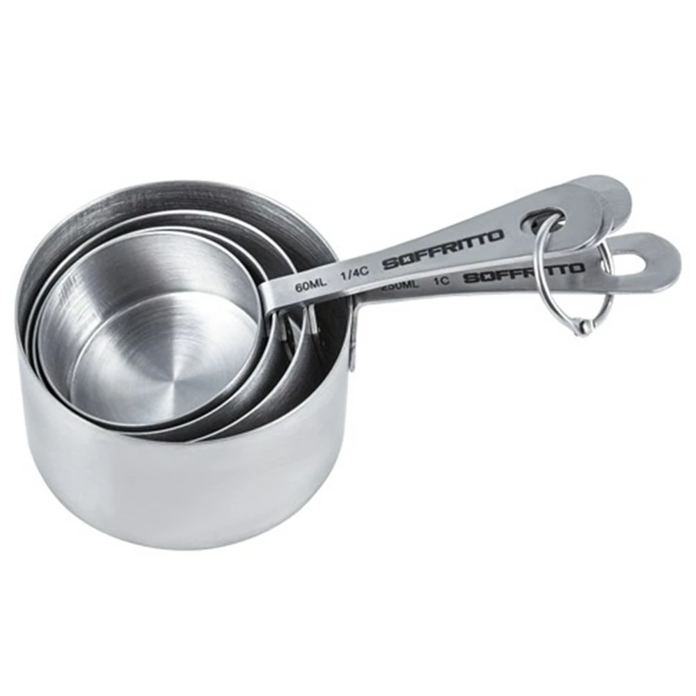 Soffritto A Series Stainless Steel Measuring Cup Set Of 4