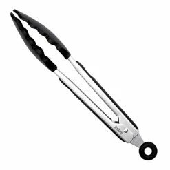 Scullery Kolori Silicone Black Tong