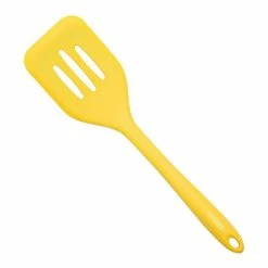 Scullery Kolori Silicone Yellow Slotted Turner