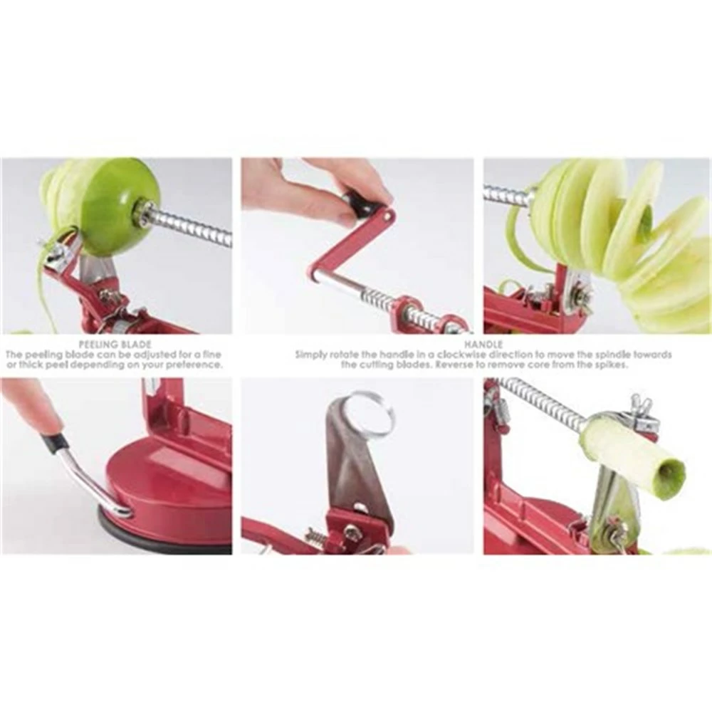 Scullery Essentials Red Apple Peeler - Image 4