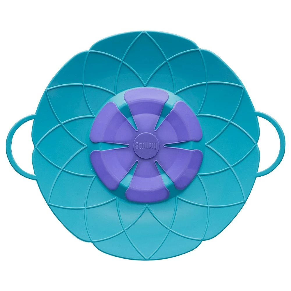 Scullery Kolori Silicone No Spill Lid 25.5cm Teal