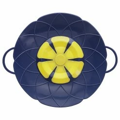 Scullery Kolori Silicone No Spill Lid 25.5cm Navy
