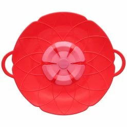 Scullery Kolori Silicone No Spill Lid 29.5cm Red