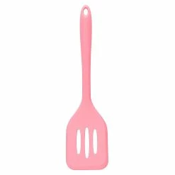 Scullery Kolori Silicone Slotted Turner 31cm Rose Pink