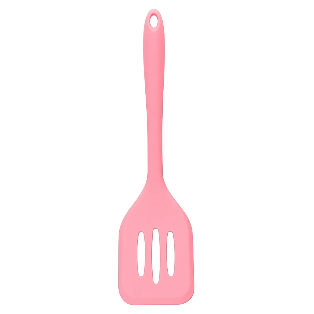 Scullery Kolori Silicone Slotted Turner 31cm Rose Pink