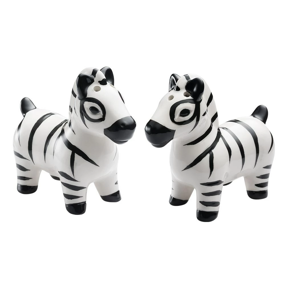 Ambrosia Novelty Salt & Pepper Shakers Zebra