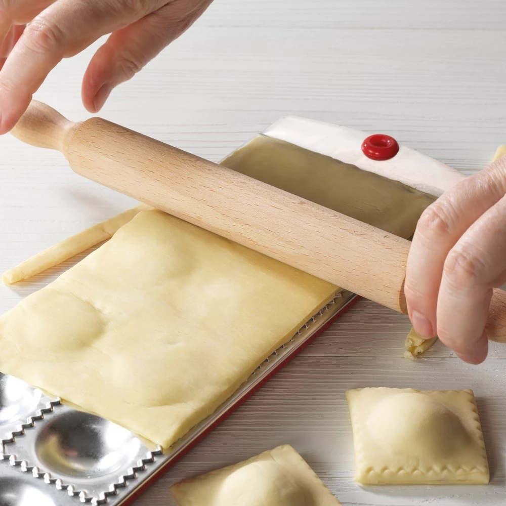 Soffritto Ravioli Tray And Rolling Pin Set - Image 5