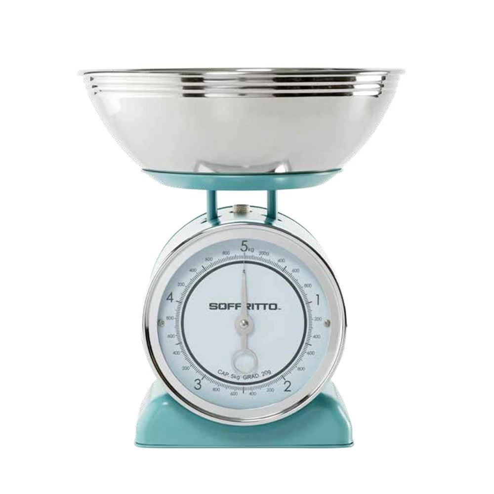Soffritto Mechanical 5kg Kitchen Scale Teal