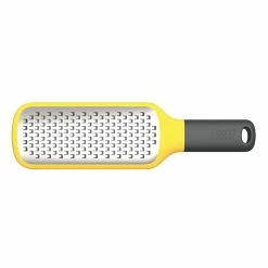 Joseph Joseph GripGrater Paddle Grater With Bowl Grip Coarse Yellow