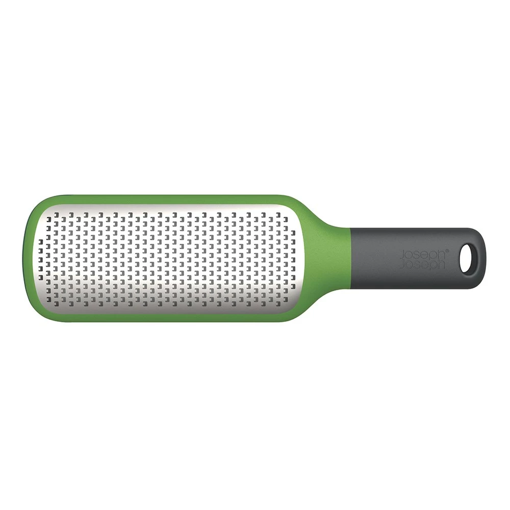 Joseph Joseph GripGrater Paddle Grater With Bowl Grip Fine Green