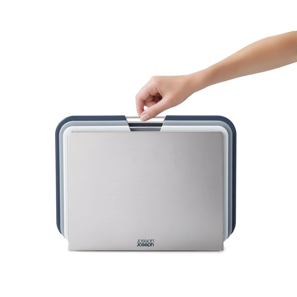 Joseph Joseph Nest Chopping Boards 3 Piece Set Large Grey - Image 2