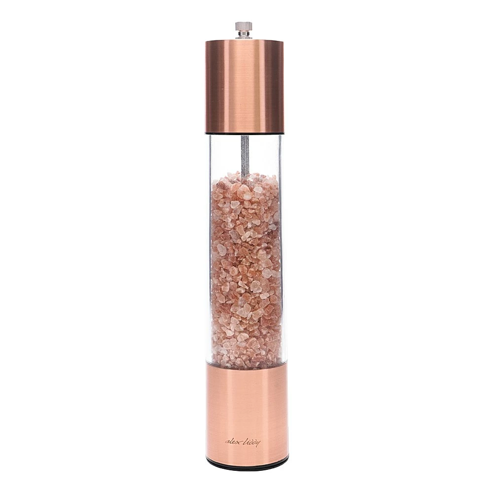 Alex Liddy Advance Stainless Steel Pink Himalayan Salt Grinder 29.5cm Rose Gold