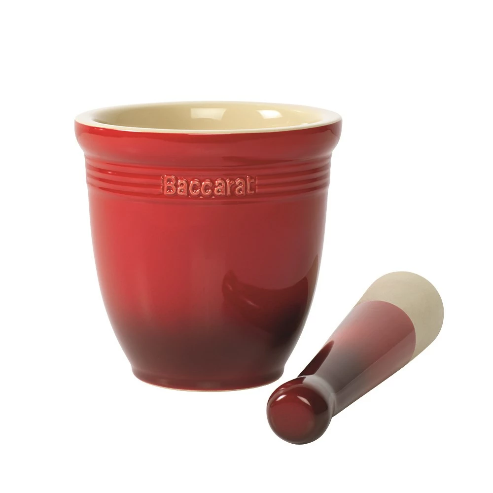 Baccarat Le Connoisseur Mortar & Pestle Red - Image 2