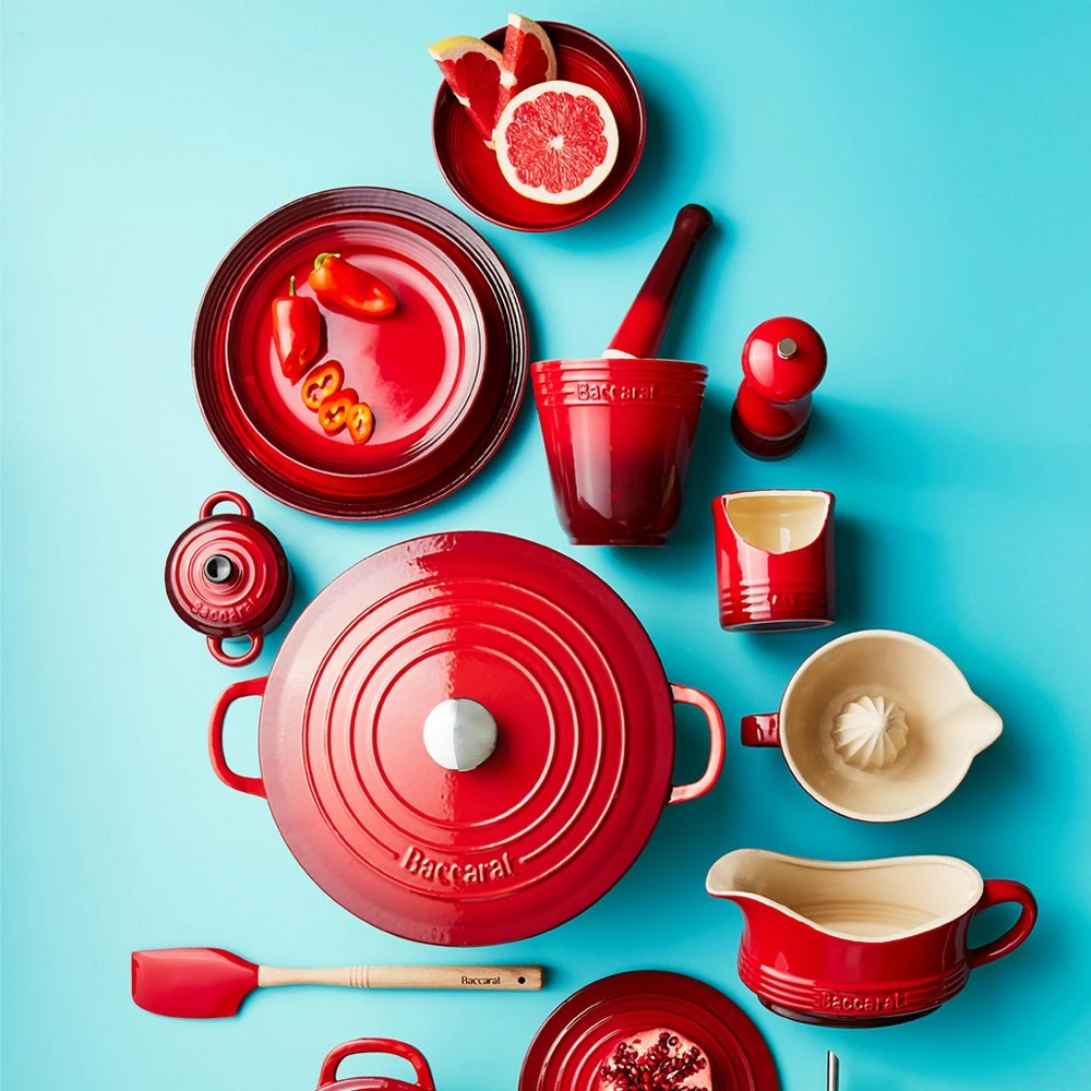 Baccarat Le Connoisseur Mortar & Pestle Red - Image 3