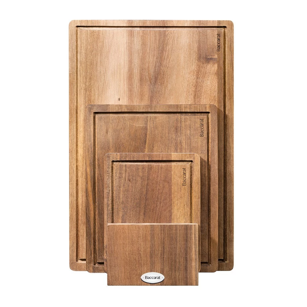 Baccarat Butchers Corner Wooden Board 4 Piece Set - Image 2