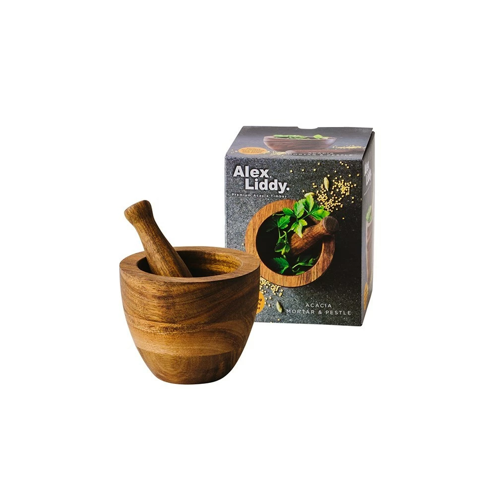 Alex Liddy Acacia Mortar & Pestle - Image 3