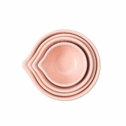 Alex Liddy Fiore Set Of 4 Measure Cups Pink