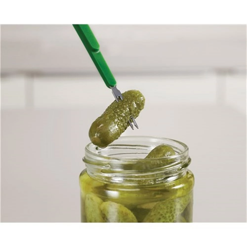 Joseph Joseph Green Scoop & Pick 2 Piece Olive Spoon And Fork Set - Image 3